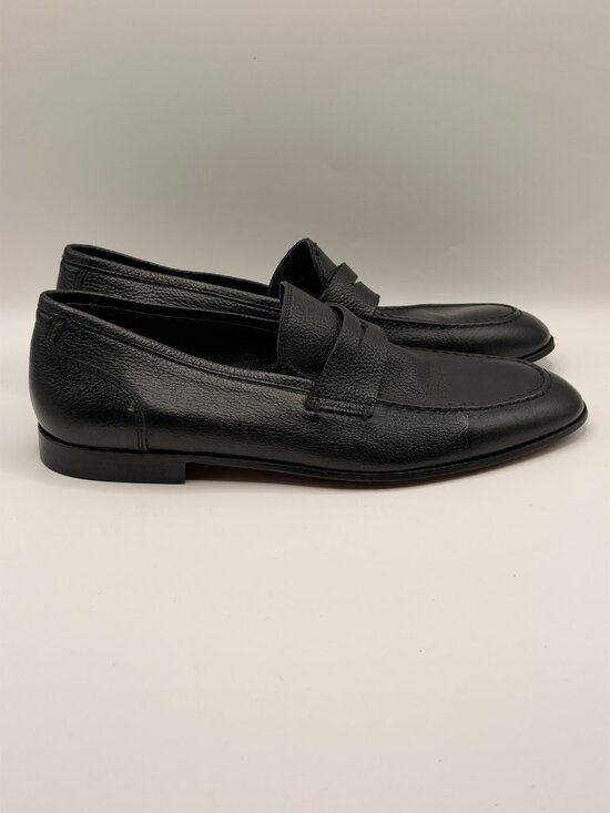 To Boot New York Men\'s Ravello Slip On Black Leather Penny Loafers Sz 8.5 main image 6